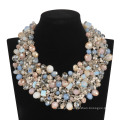 Big Luxury Full of Glass Beads in Colorful Necklace (XJW13605)